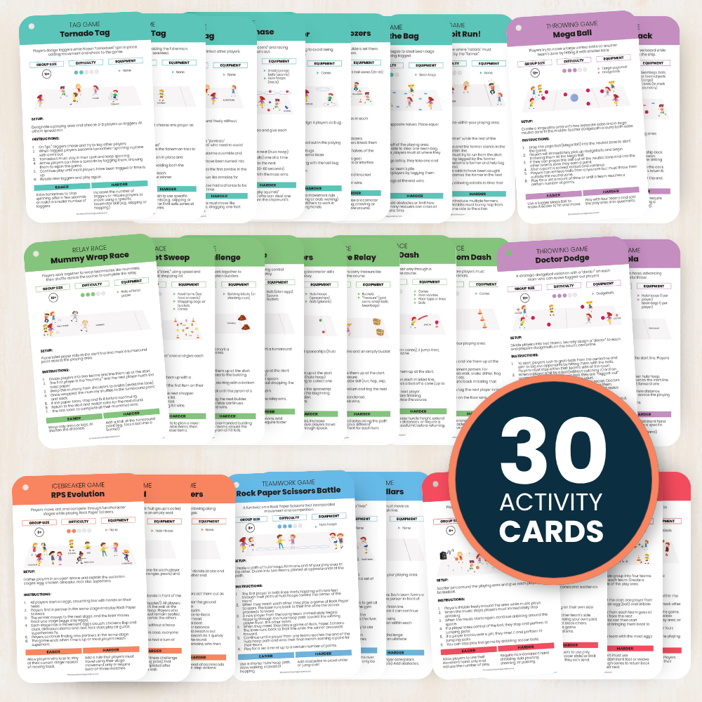 30 PE Activity Cards