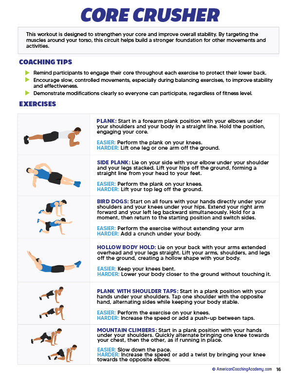 No Equipment HIIT Circuits PDF
