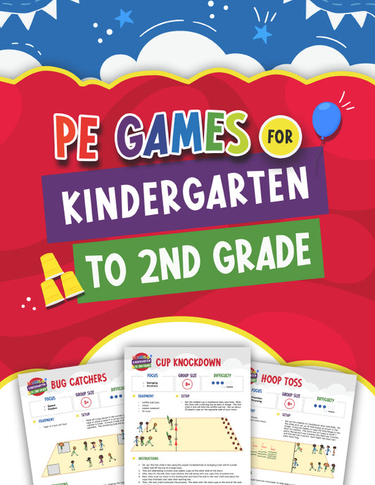 17 PE Games for K-2nd Grade — Digital Edition